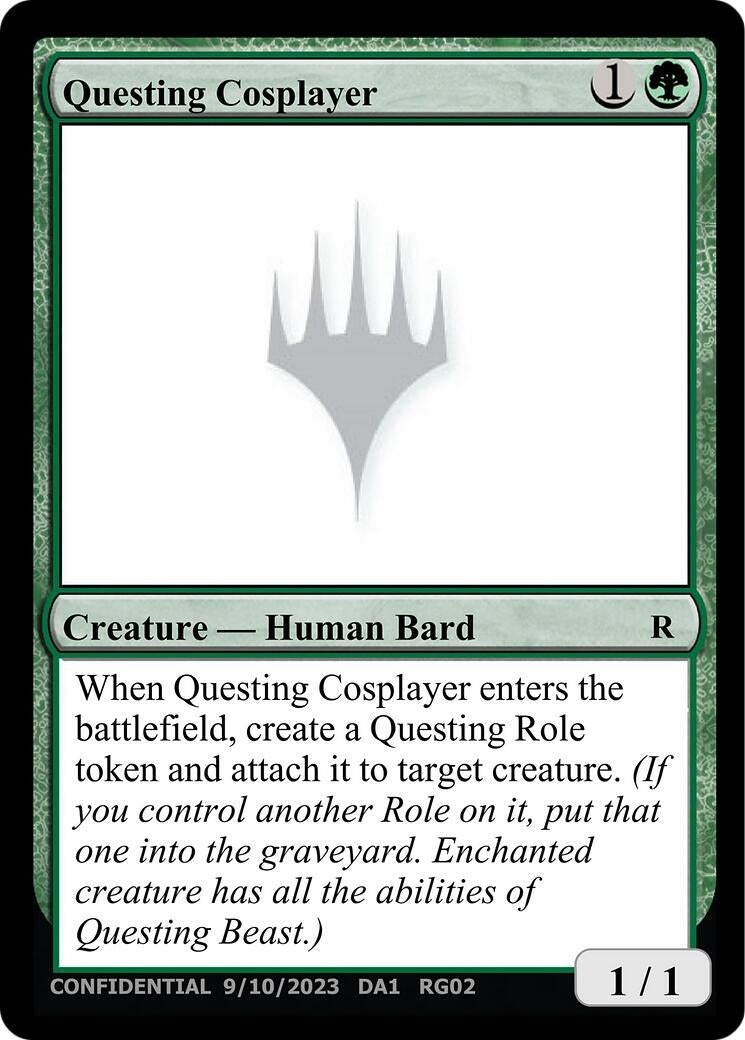 Image for Questing Cosplayer (UNK) - Magic: The Gathering