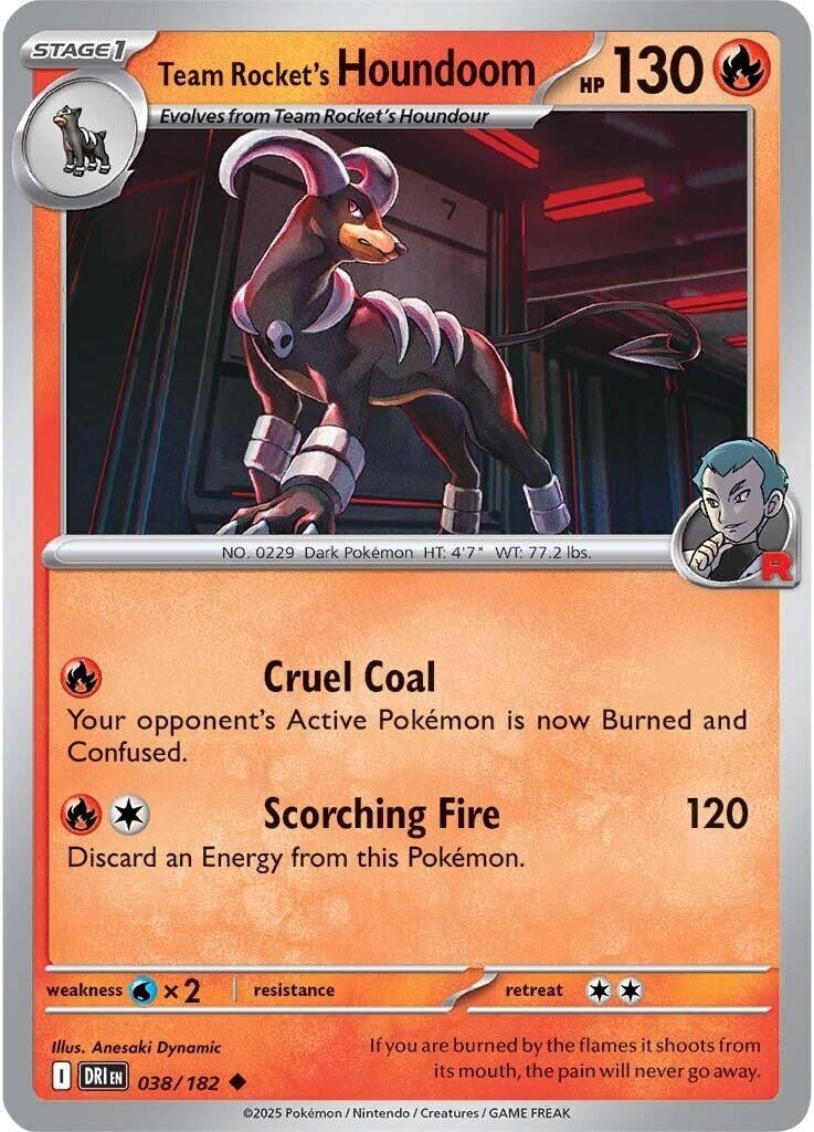 Image for Team Rocket's Houndoom (038/182) (DRI) - Pokemon