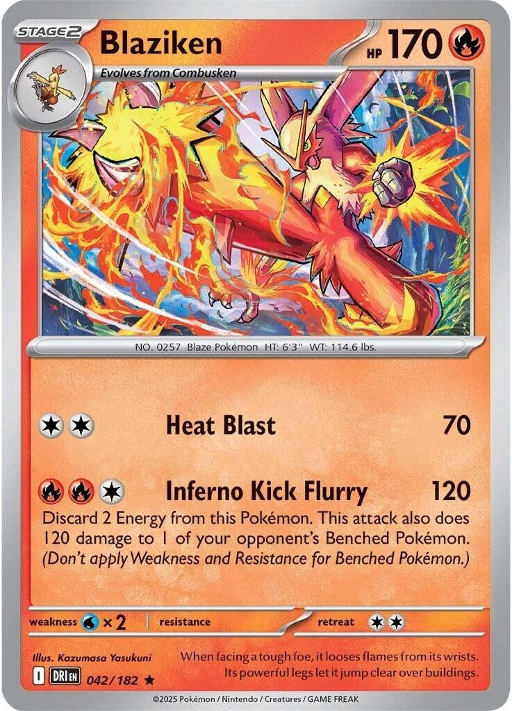 Image for Blaziken (042/182) (DRI) - Pokemon