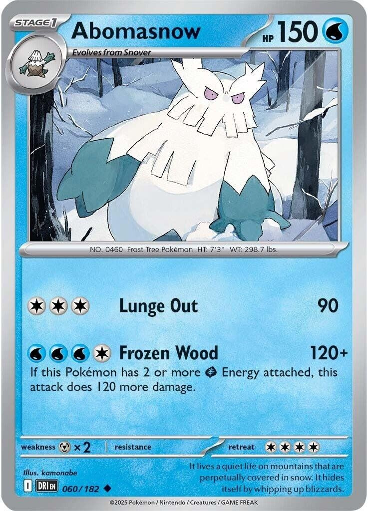 Image for Abomasnow (060/182) (DRI) - Pokemon