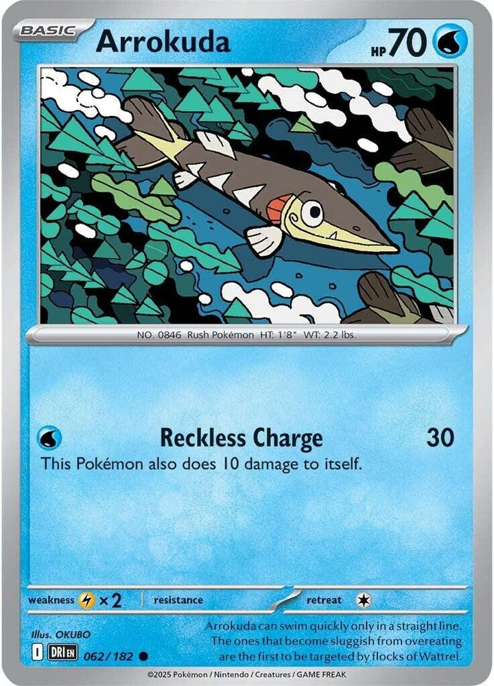 Image for Arrokuda (062/182) (DRI) - Pokemon