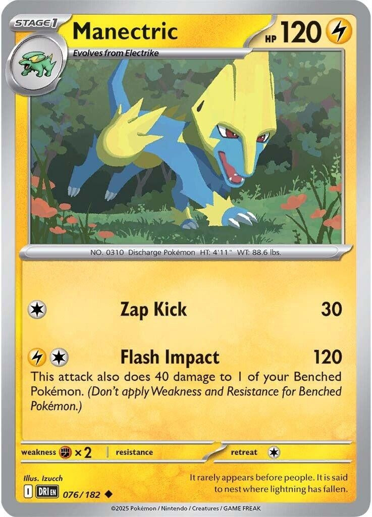 Image for Manectric (076/182) (DRI) - Pokemon