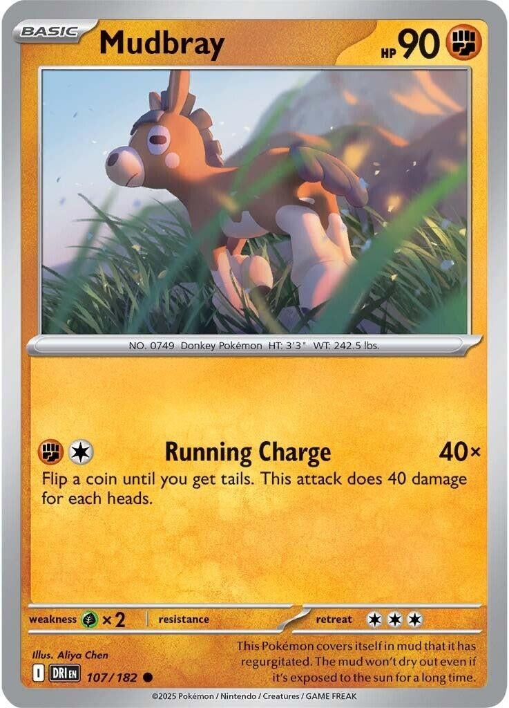 Image for Mudbray (107/182) (DRI) - Pokemon