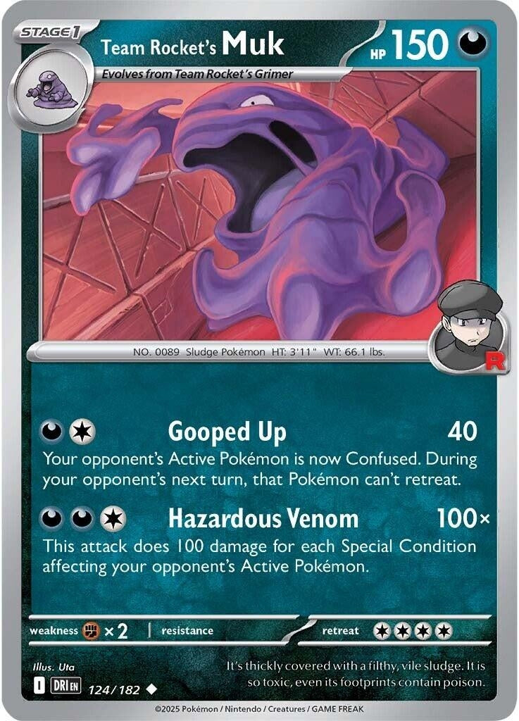 Image for Team Rocket's Muk (124/182) (DRI) - Pokemon