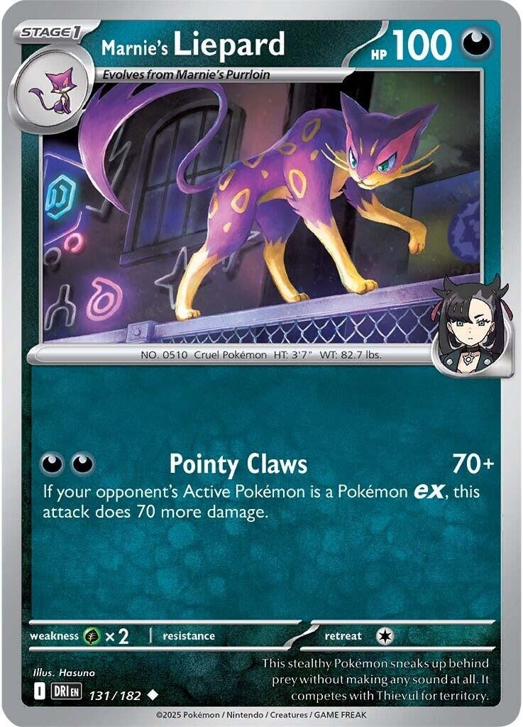 Image for Marnie's Liepard (131/182) (DRI) - Pokemon