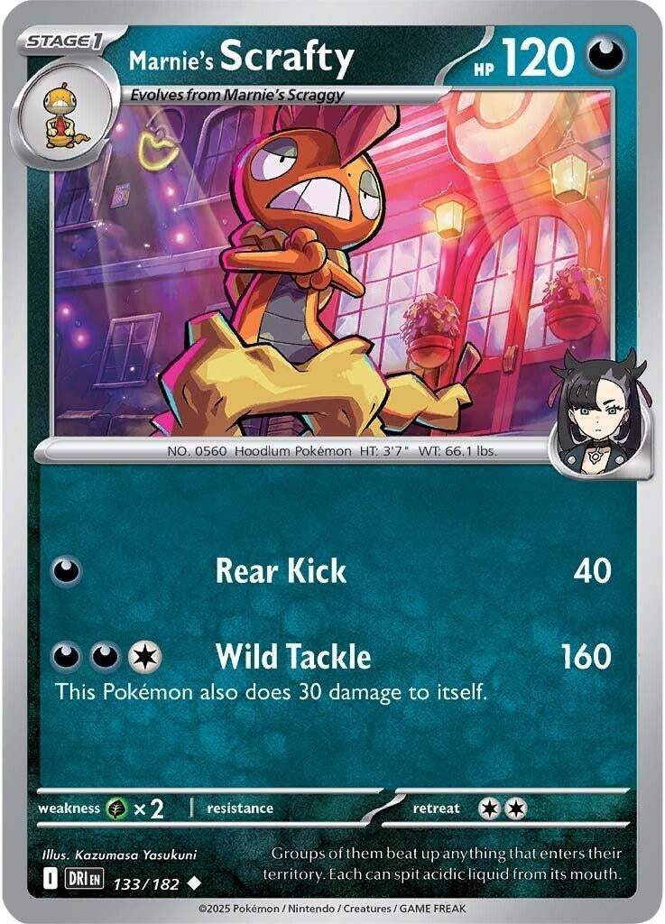 Image for Marnie's Scrafty (133/182) (DRI) - Pokemon