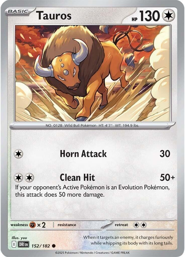 Image for Tauros (152/182) (DRI) - Pokemon