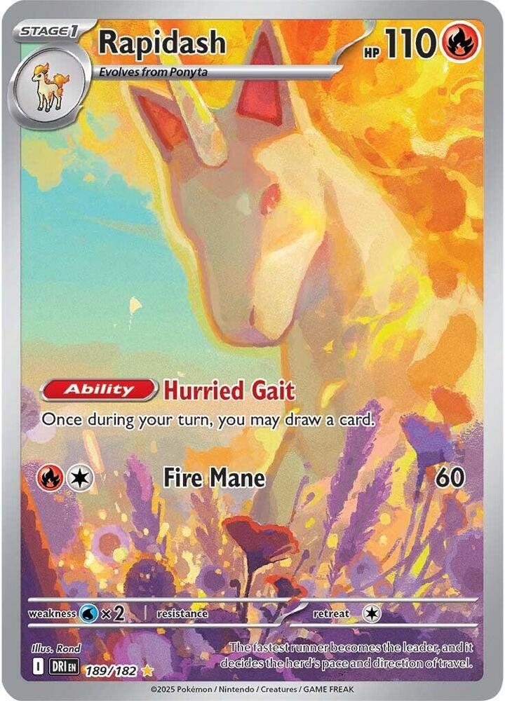 Image for Rapidash (189/182) (DRI) - Pokemon