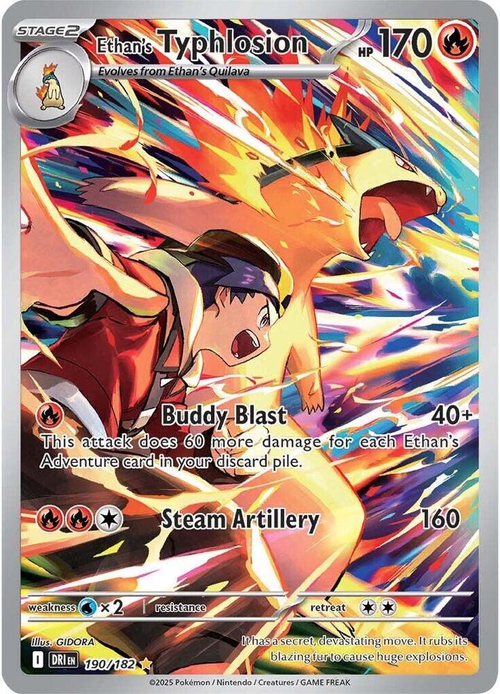 Image for Ethan's Typhlosion (190/182) (DRI) - Pokemon