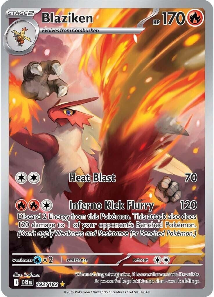 Image for Blaziken (192/182) (DRI) - Pokemon