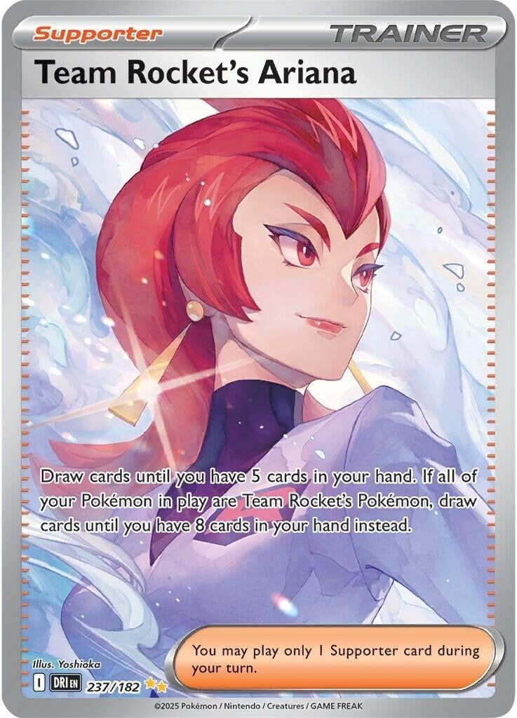 Image for Team Rocket's Ariana (237/182) (DRI) - Pokemon