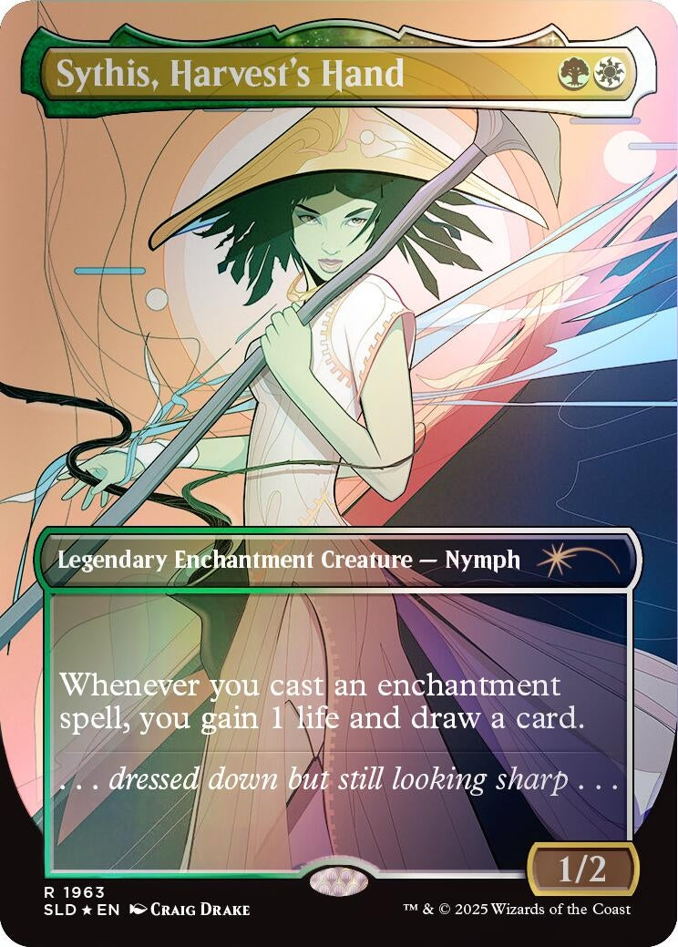 Image for Sythis, Harvest's Hand (Rainbow Foil) (1963) - Magic: The Gathering