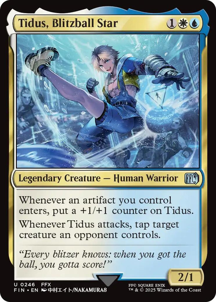 Image for Tidus, Blitzball Star (246) - Magic: The Gathering