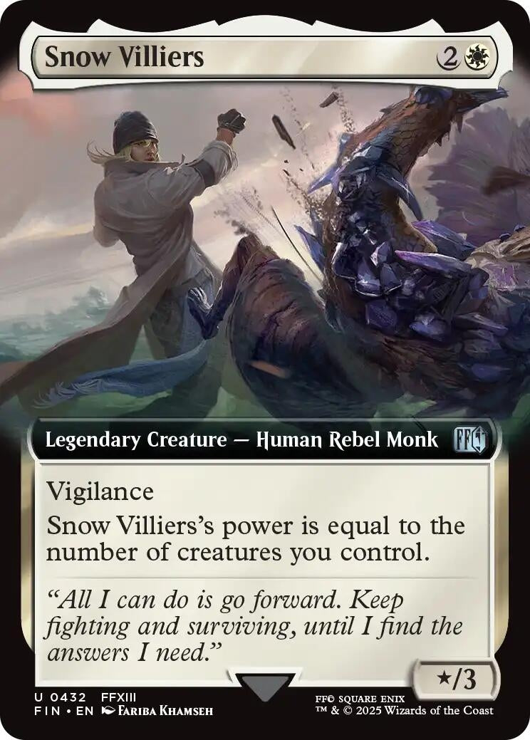 Image for Snow Villiers (Extended Art) (432) - Magic: The Gathering