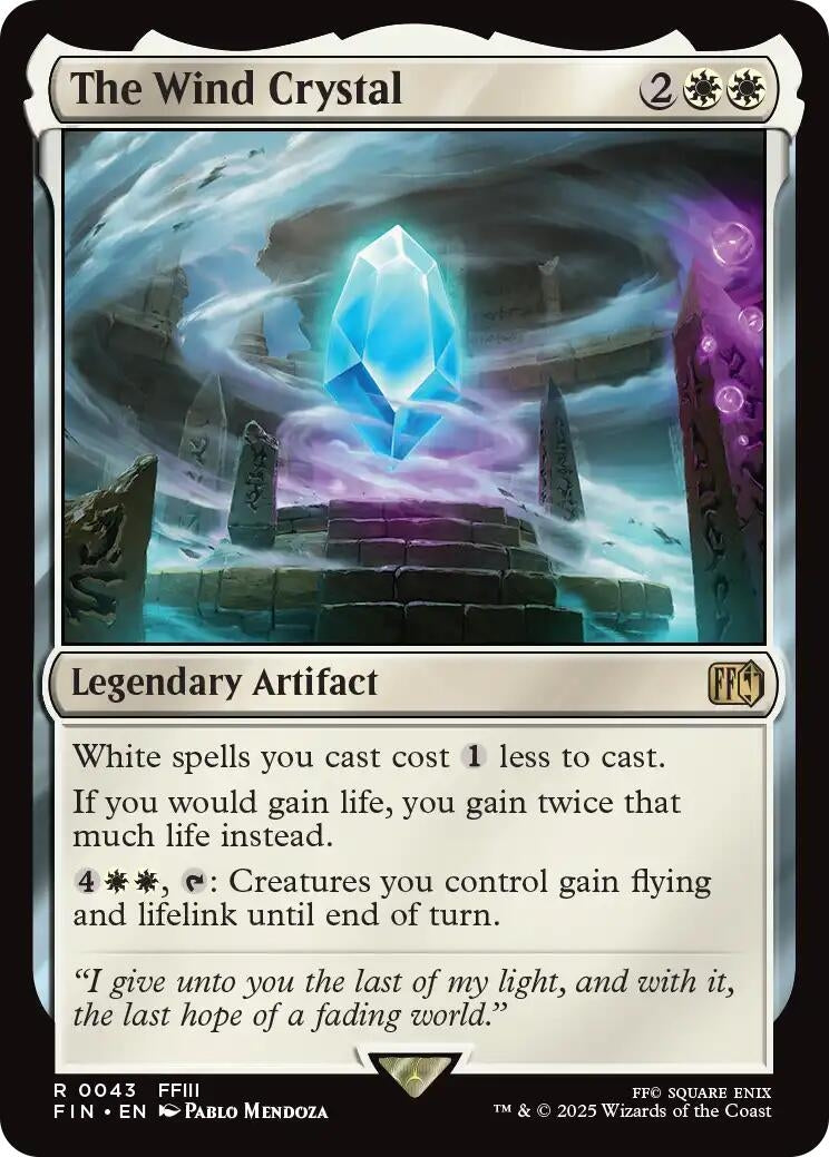 Image for The Wind Crystal (43) - Magic: The Gathering