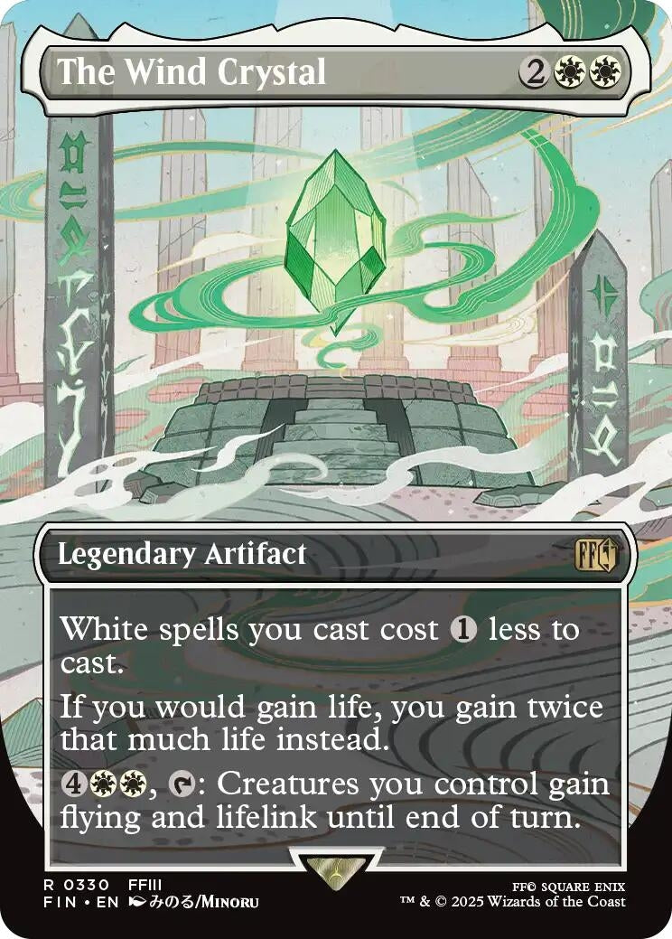 Image for The Wind Crystal (Borderless) (330) (FIN) - Magic: The Gathering