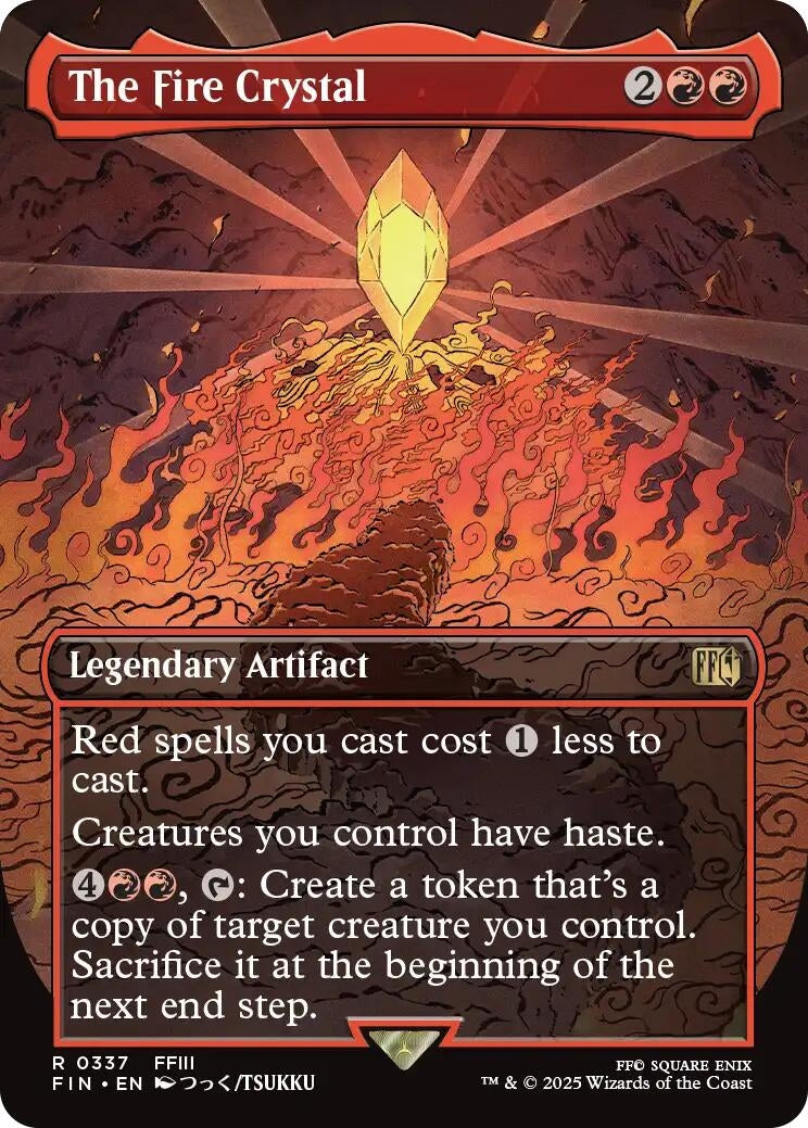 Image for The Fire Crystal (Borderless) (337) (FIN) - Magic: The Gathering