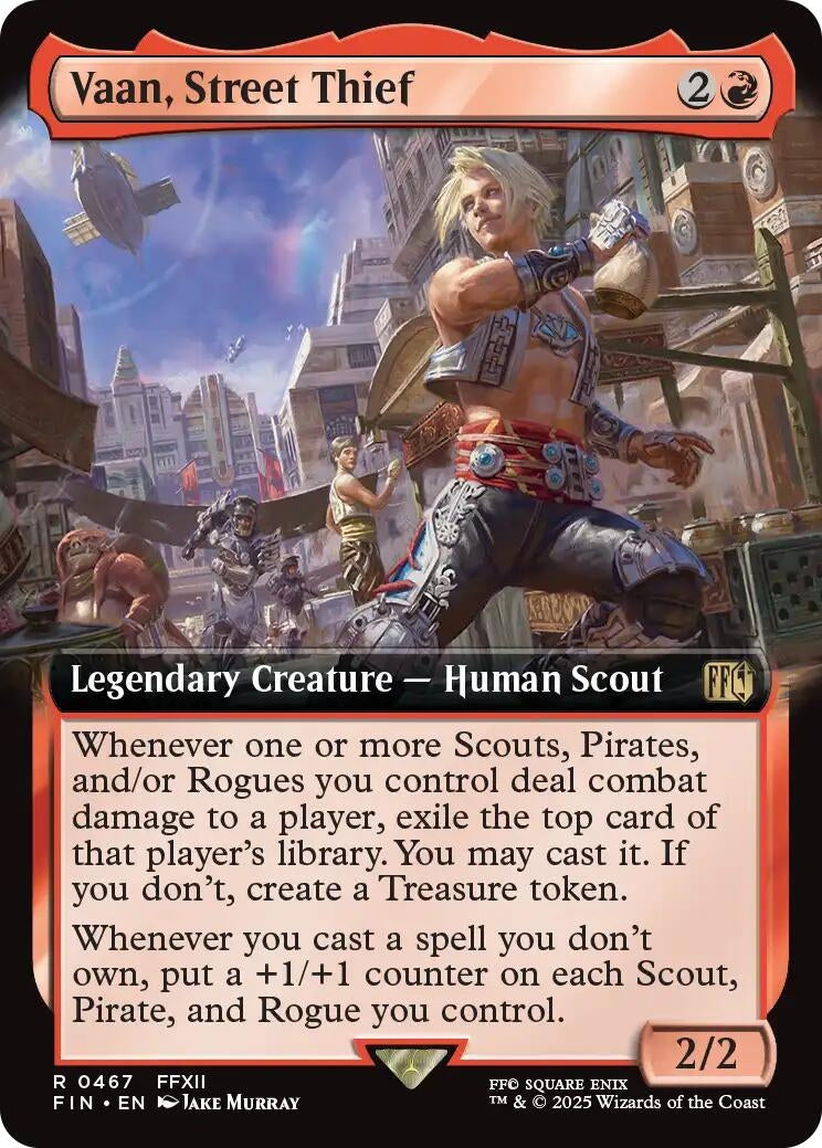 Image for Vaan, Street Thief (Extended Art) (467) - Magic: The Gathering