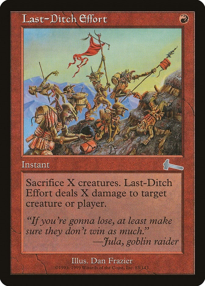 Image for Last-Ditch Effort (83) - Magic: The Gathering