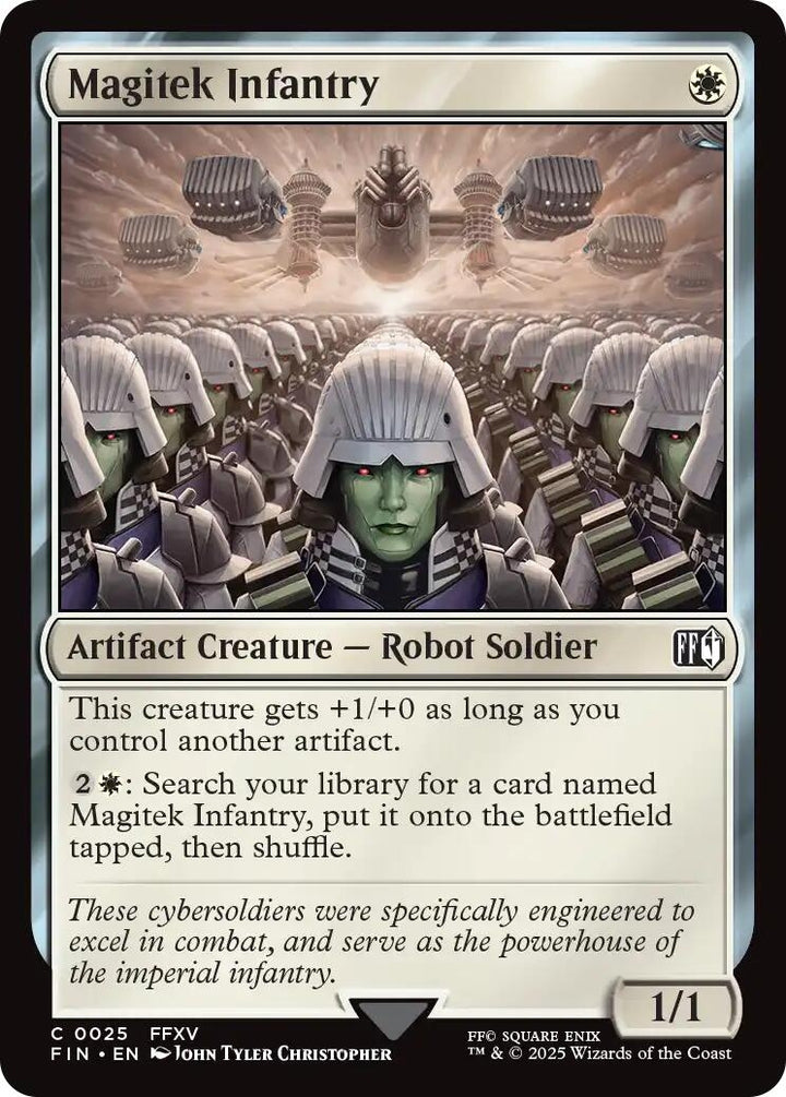 Image for Magitek Infantry (25) - Magic: The Gathering