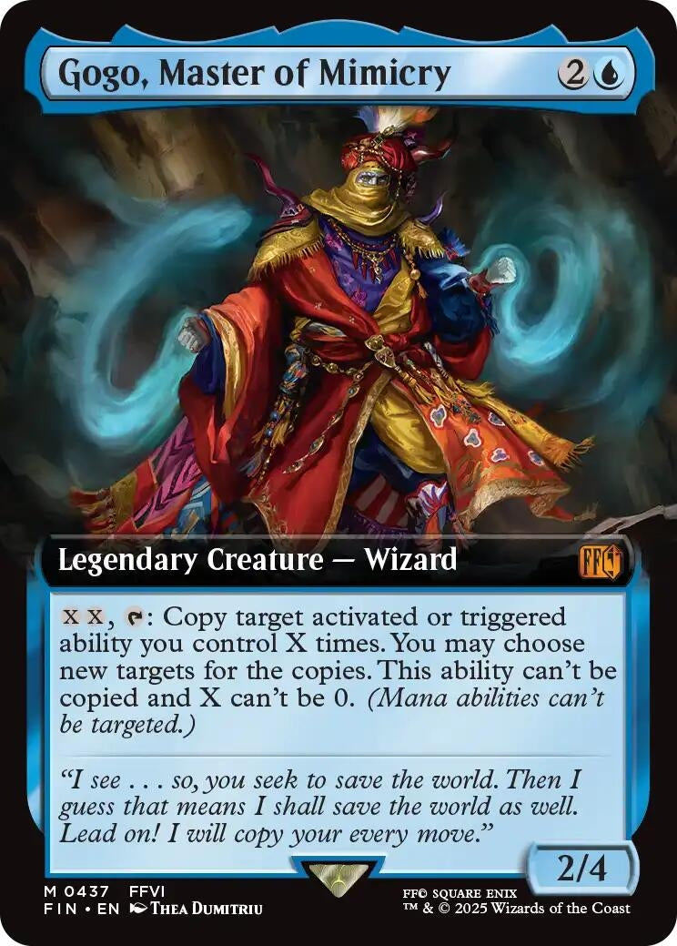 Image for Gogo, Master of Mimicry (Extended Art) (437) - Magic: The Gathering