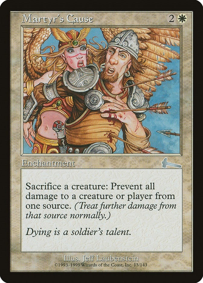Image for Martyr's Cause (13) - Magic: The Gathering