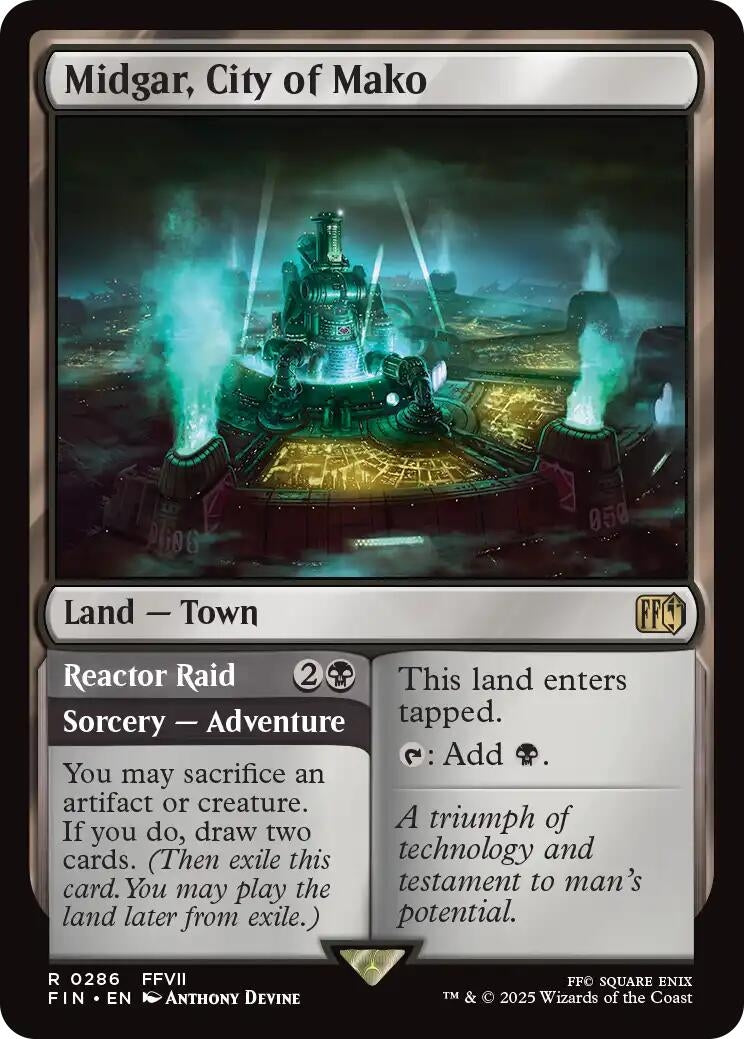 Image for Midgar, City of Mako (286) - Magic: The Gathering