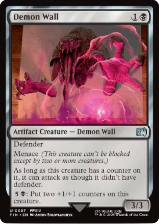 Image for Demon Wall (97) - Magic: The Gathering