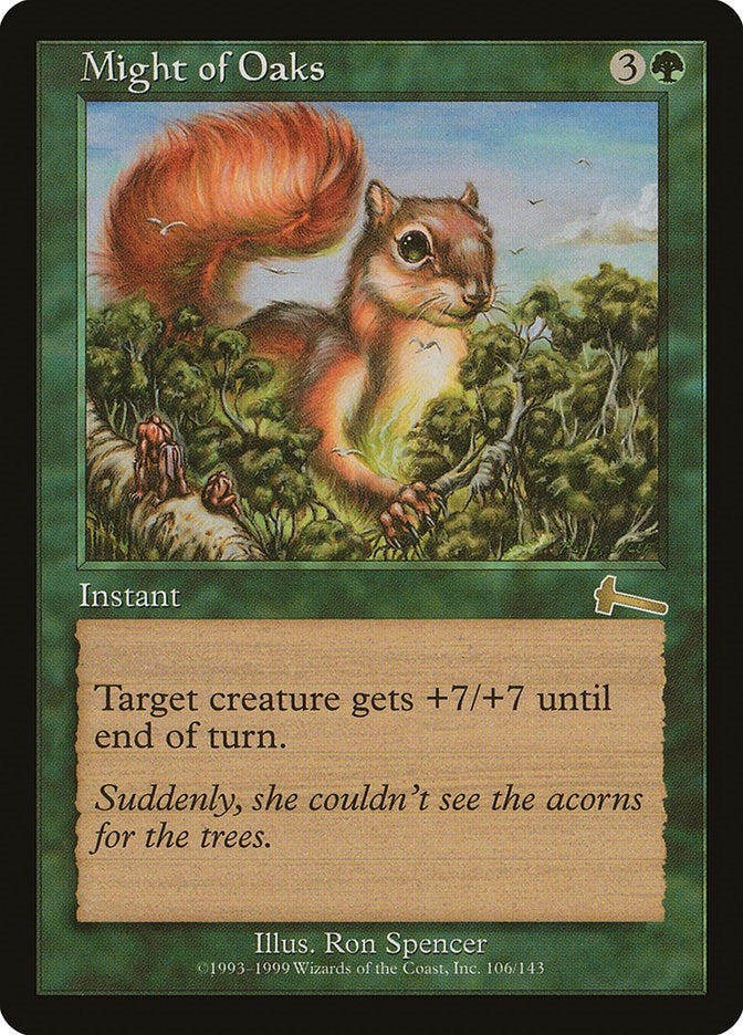 Image for Might of Oaks (106) - Magic: The Gathering