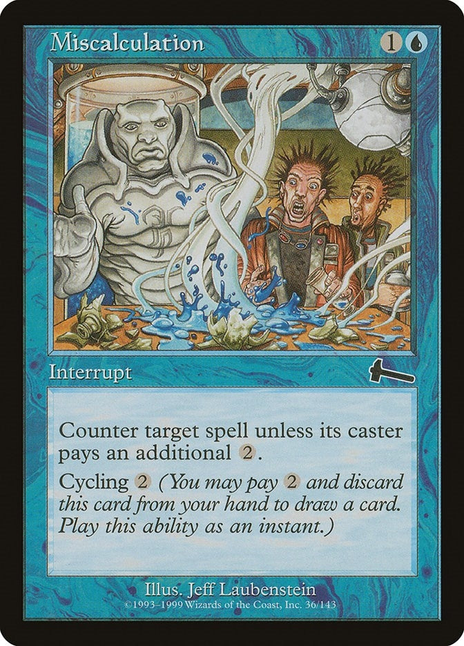 Image for Miscalculation (36) - Magic: The Gathering