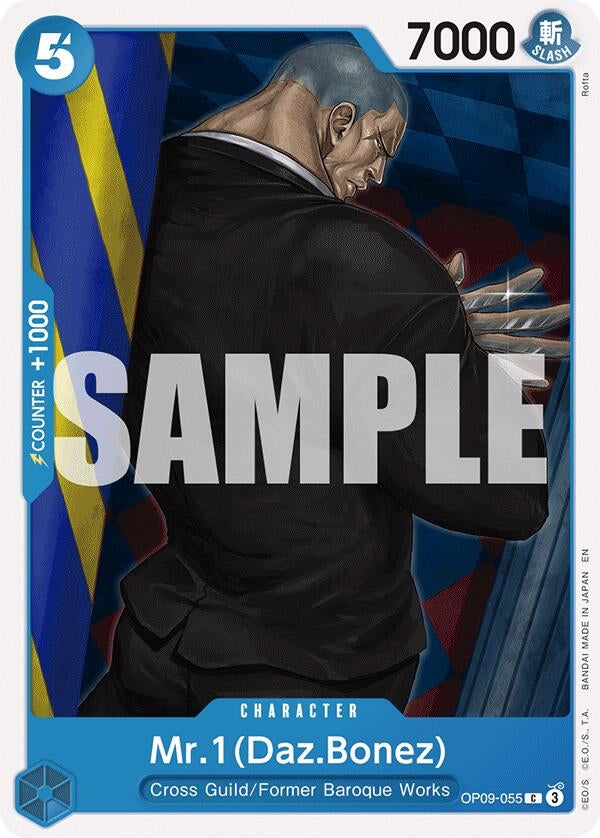 Mr.1(Daz.Bonez) (Reprint) (OP09-055) (ST-25)