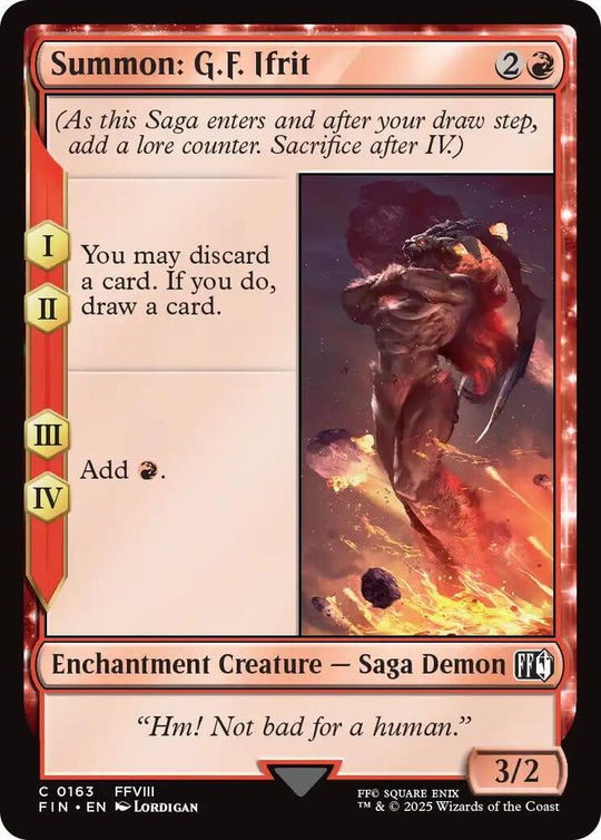 Image for Summon: G.F. Ifrit (163) - Magic: The Gathering