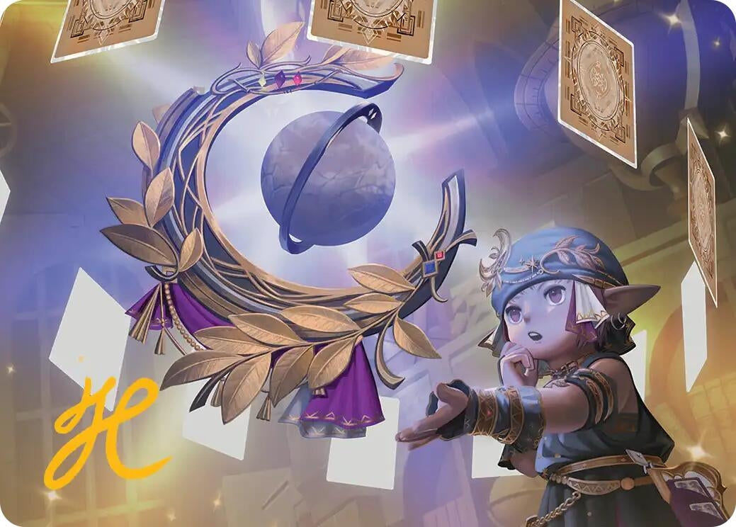 Image for Astrologian's Planisphere Art Card (Gold-Stamped Signature) (4) - Magic: The Gathering