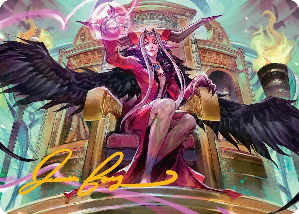 Image for Sorceress's Schemes Art Card (Gold-Stamped Signature) (9) (ASFIN) - Magic: The Gathering
