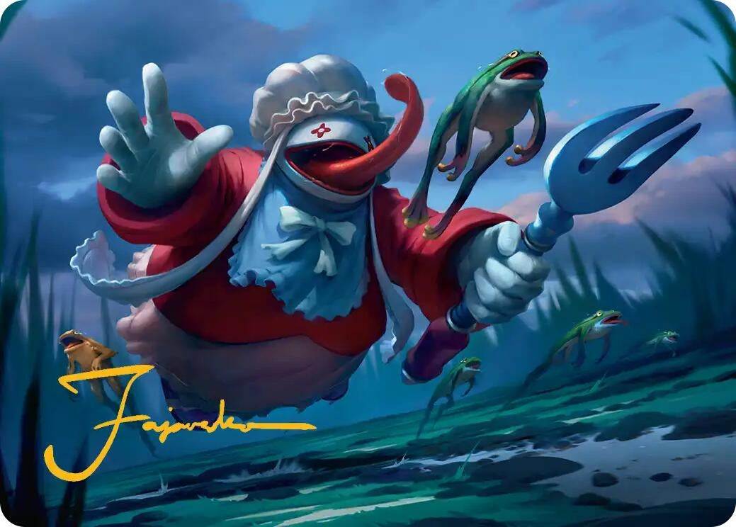 Image for Quina, Qu Gourmet Art Card (Gold-Stamped Signature) (11) (ASFIN) - Magic: The Gathering