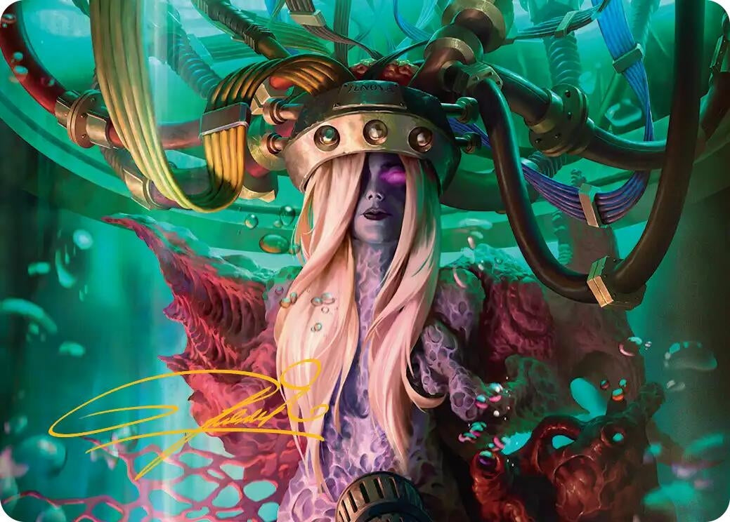 Image for Jenova, Ancient Calamity Art Card (Gold-Stamped Signature) (14) - Magic: The Gathering