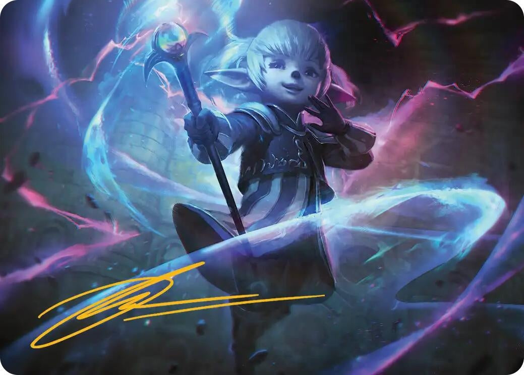 Image for Shantotto, Tactician Magician Art Card (Gold-Stamped Signature) (16) - Magic: The Gathering