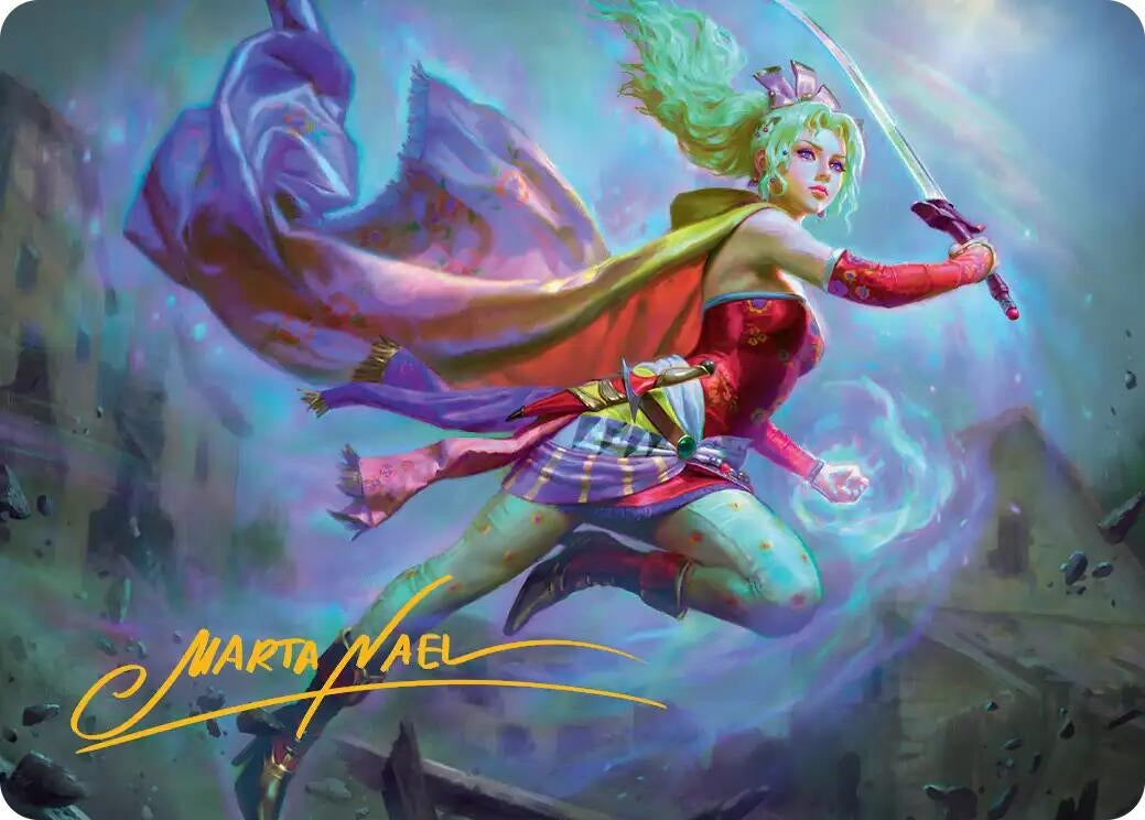 Image for Terra, Herald of Hope Art Card (Gold-Stamped Signature) (20) - Magic: The Gathering