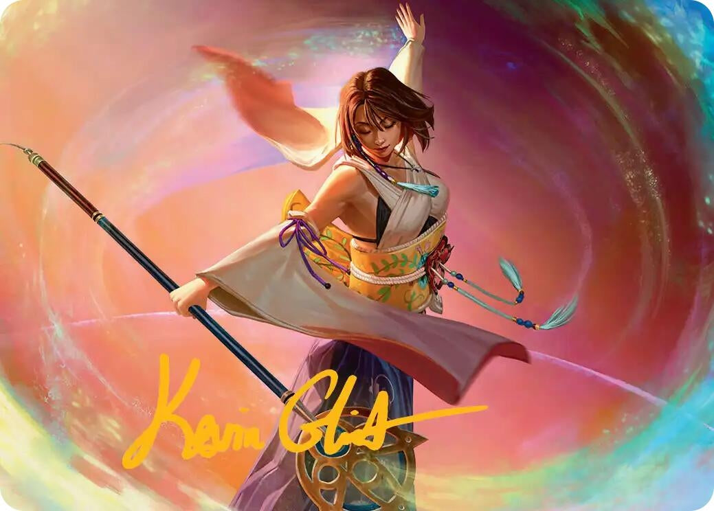 Image for Yuna, Grand Summoner Art Card (Gold-Stamped Signature) (22) (ASFIN) - Magic: The Gathering