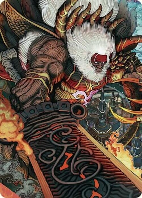 Image for Braska's Final Aeon Art Card (39) (ASFIN) - Magic: The Gathering