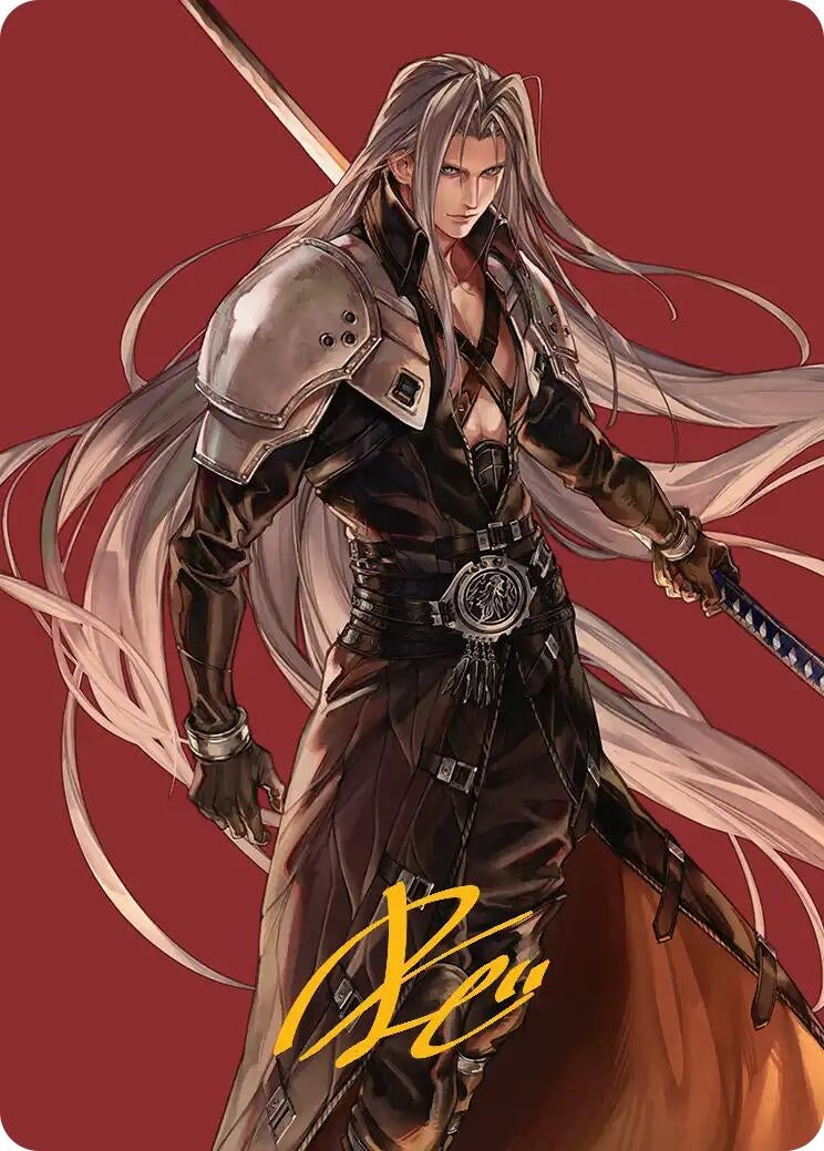 Image for Sephiroth, Fabled SOLDIER Art Card (Gold-Stamped Signature) (44) (ASFIN) - Magic: The Gathering