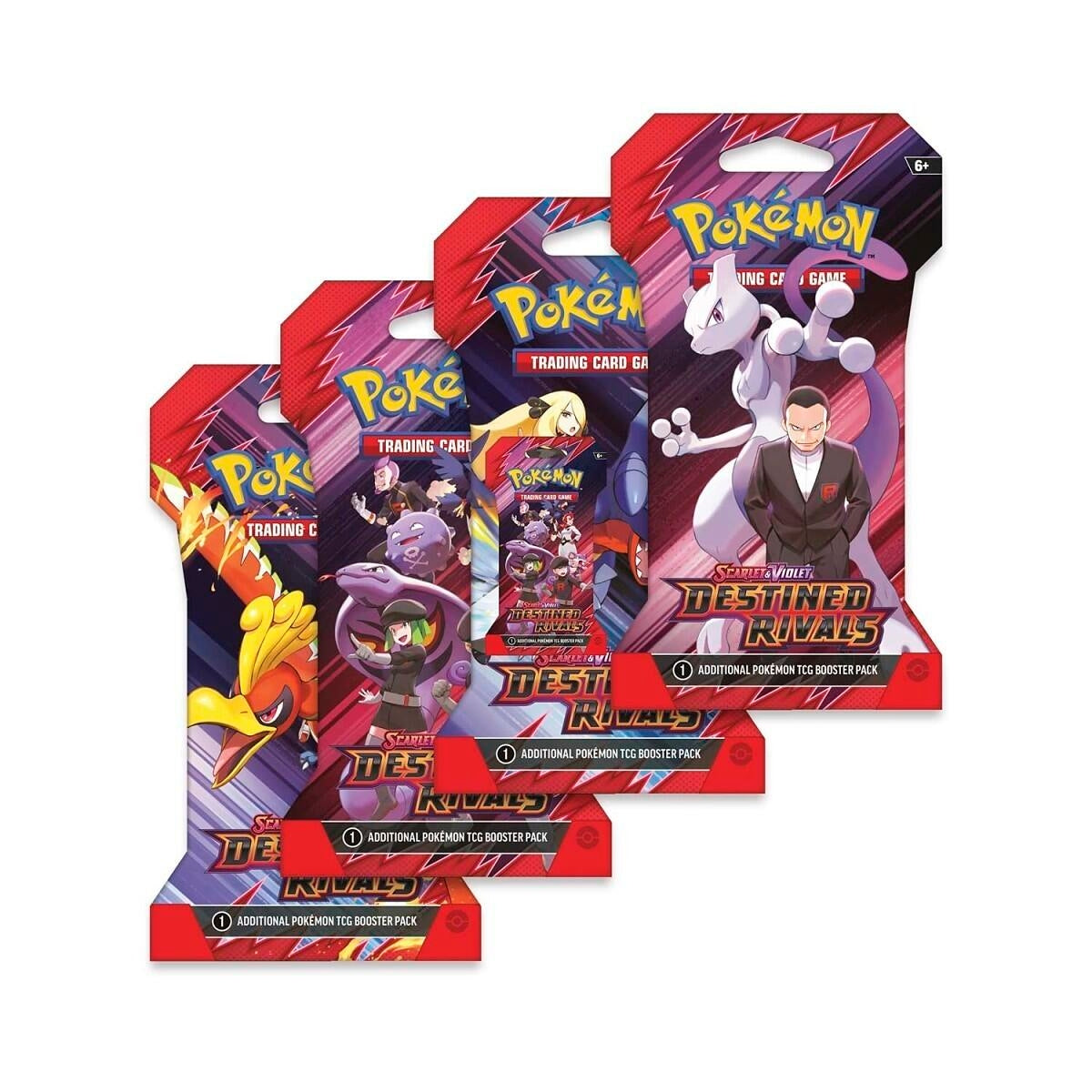 Image for Destined Rivals Sleeved Booster Pack Art Bundle [Set of 4] - Pokemon