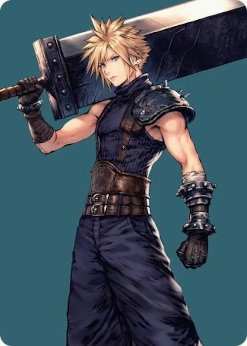 Image for Cloud, Ex-SOLDIER Art Card (50) (ASFIN) - Magic: The Gathering