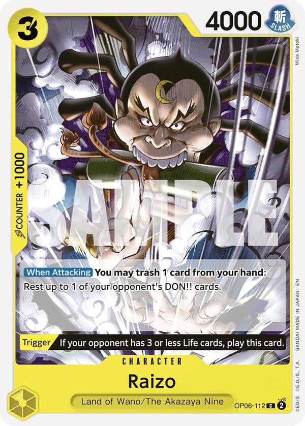 Raizo (Reprint) (OP06-112) (ST-28)