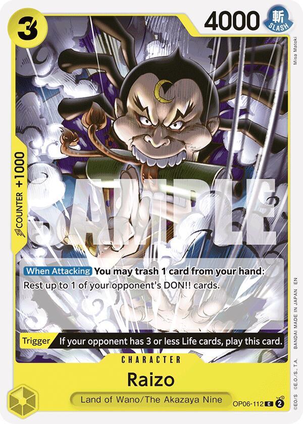 Raizo (Reprint) (OP06-112) (ST-28)