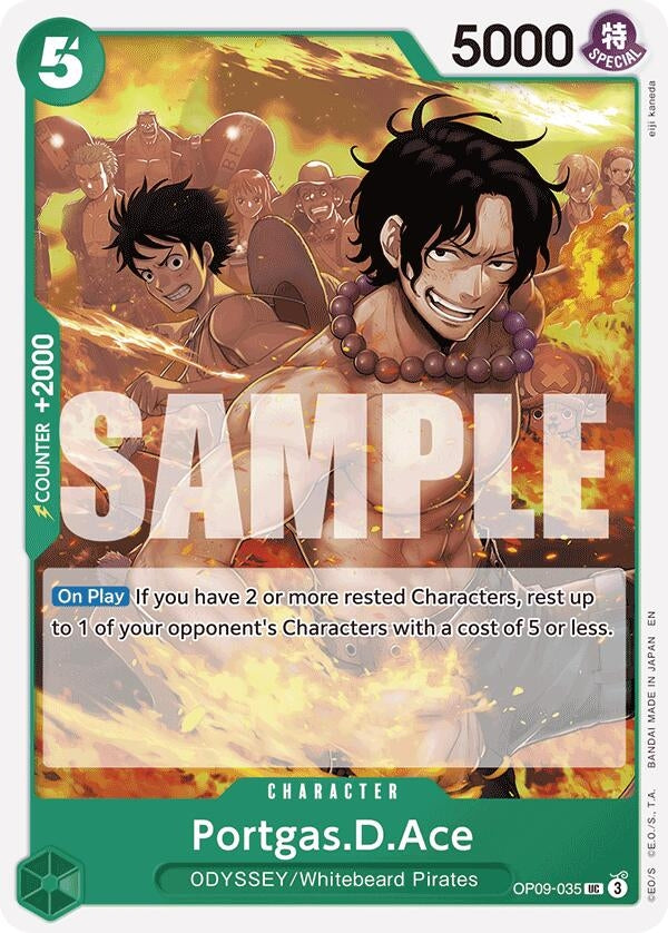 Portgas.D.Ace (Reprint) (OP09-035) (ST-28)