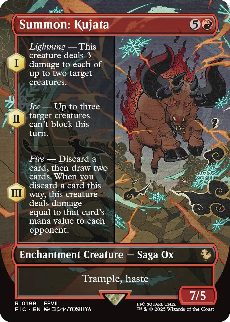 Image for Summon: Kujata (Borderless) (199) - Magic: The Gathering