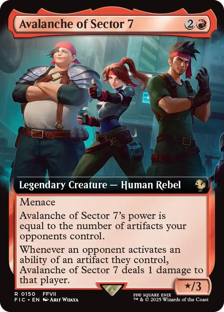 Image for Avalanche of Sector 7 (Extended Art) (150) - Magic: The Gathering