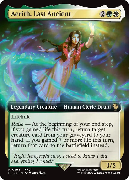 Image for Aerith, Last Ancient (Extended Art) (163) (FIC) - Magic: The Gathering