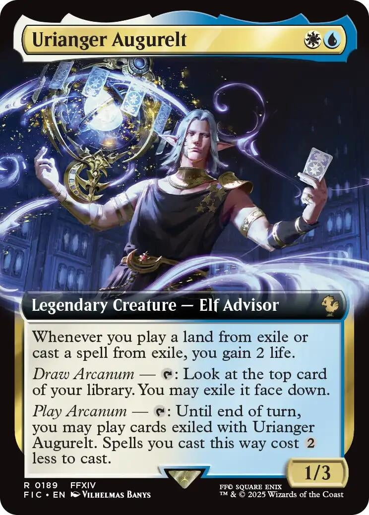 Image for Urianger Augurelt (Extended Art) (189) - Magic: The Gathering
